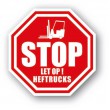 DuraStripe stopteken / STOP LET OP! HEFTRUCKS