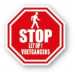 DuraStripe stopteken / STOP LET OP! VOETGANGERS