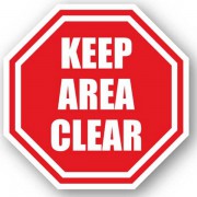 DuraStripe stopteken / KEEP AREA CLEAR