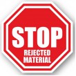 DuraStripe stopteken / STOP REJECTED MATERIAL