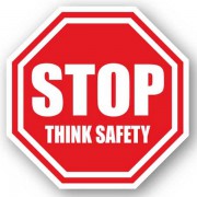 DuraStripe stopteken / STOP THINK SAFETY