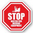 DuraStripe stopteken / STOP WATCH FOR MOVING EQUIPMENT 