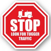 DuraStripe stopteken / STOP LOOK FOR TUGGER TRAFFIC