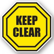 DuraStripe stopteken / KEEP CLEAR