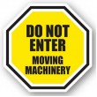 DuraStripe stopteken / DO NOT ENTER MOVING MACHINERY 