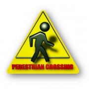 DuraStripe waarschuwingsteken / PEDESTRIAN CROSSING