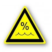 DuraStripe waarschuwingsteken / WATER LEVEL